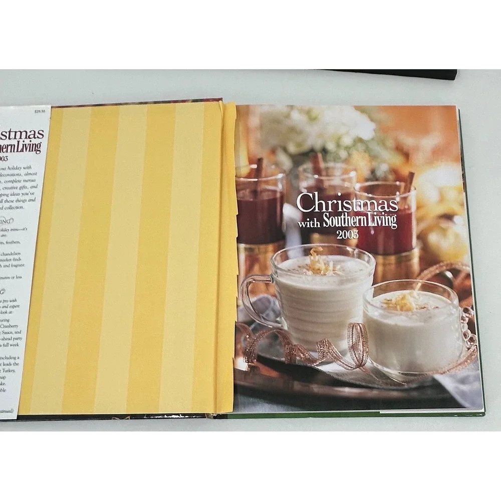 Christmas with Southern Living 2003 Oxmoor House Holiday Decorating Recipes Book